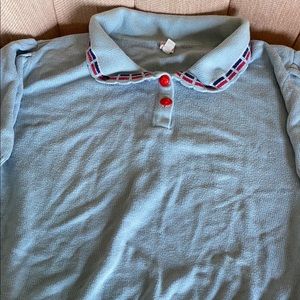 Emmy Sweden Designs Knit blue top US 10/12